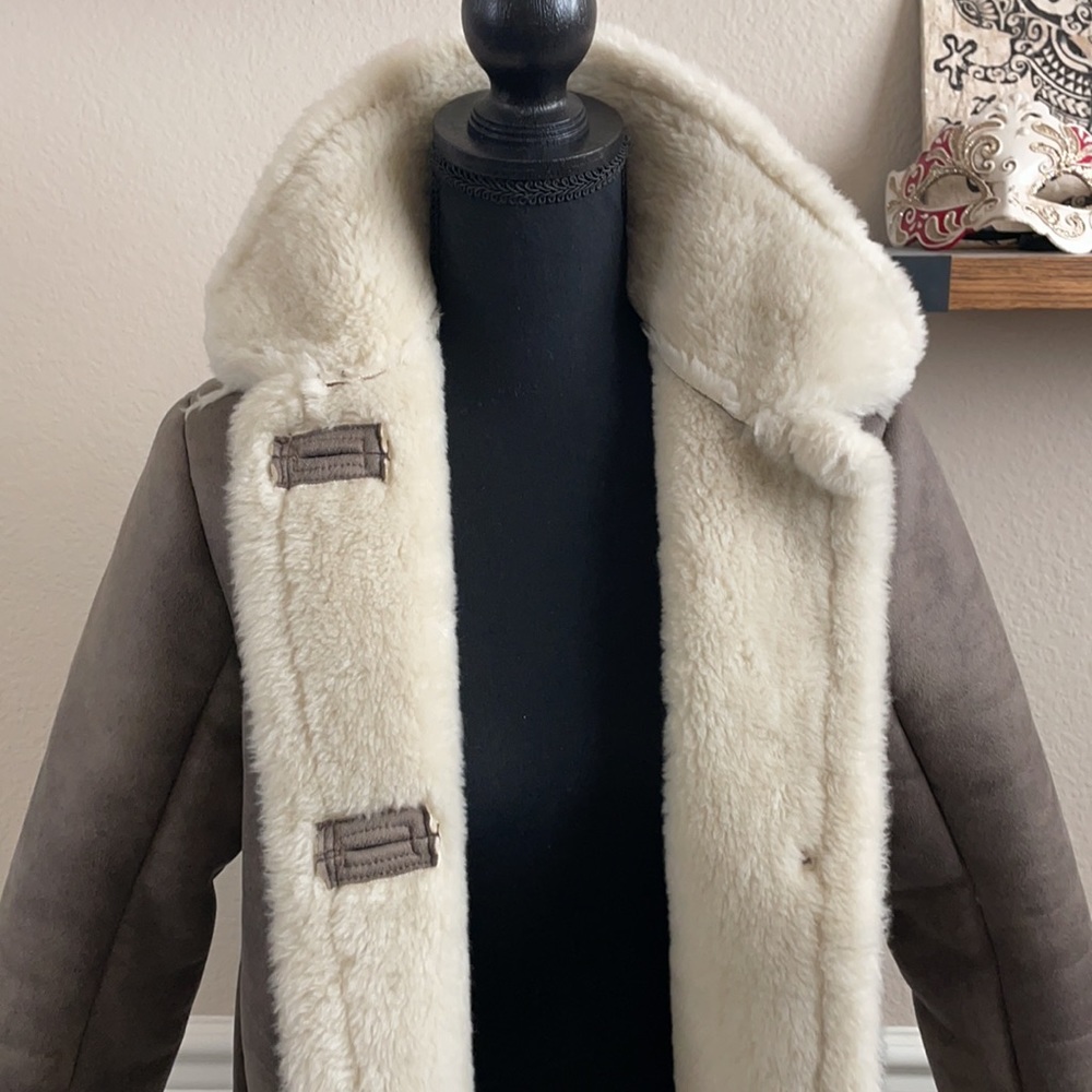Winter leather coat - Picture 5 of 15